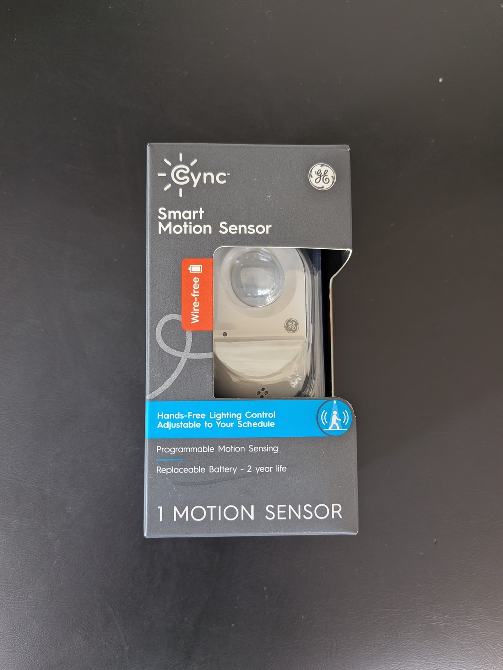 Smart Motion Sensor — White Wireless Motion Detector